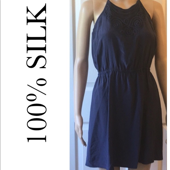 🌻 Madison Marcus 100% SILK Dress Sz S - Picture 9 of 11